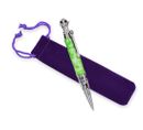 Velvet Pouch for Pens or Pencils - single purple