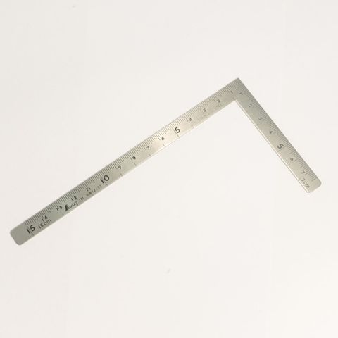 SHINWA Mini Carpenters L-Square 15cm x 7.5cm