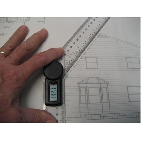 Wixey 200mm (8 Inch) Digital Protractor Rule