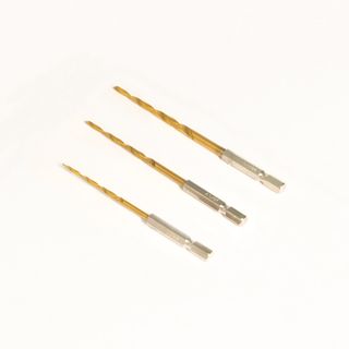 Topman 3 Piece Tapered Titanium HSS Drill Bit Set