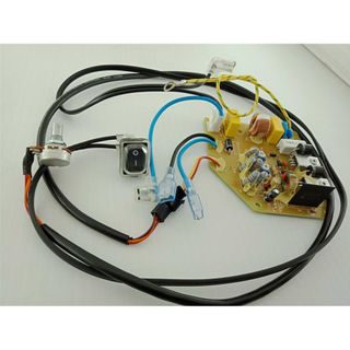 Circuit Board, on/off switch, Potentiometer, 75cm cable