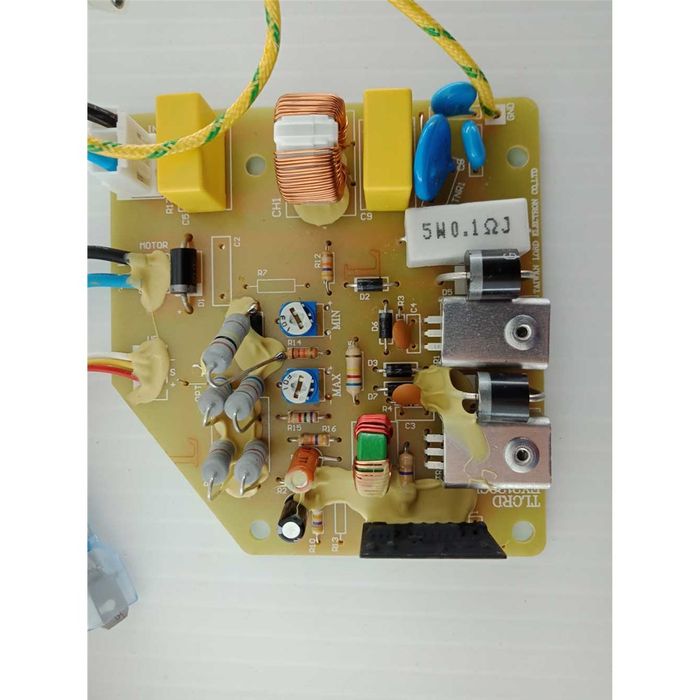 Circuit Board, on/off switch, Potentiometer, 75cm cable