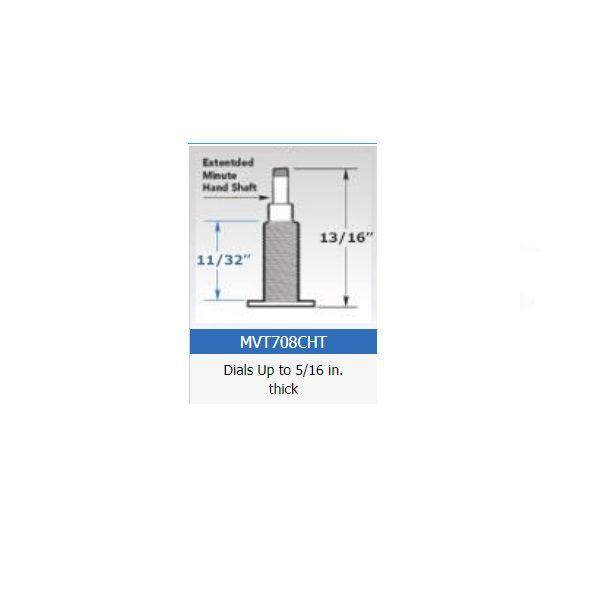 High Torque AA battery Continuous Sweep Movement - 20.6mm (13/16") shaft