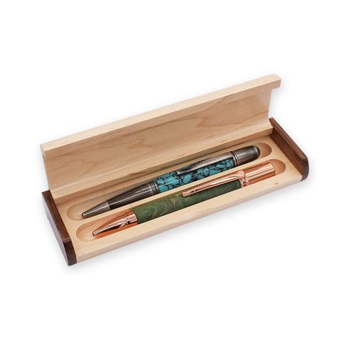 Pen Box - double wooden