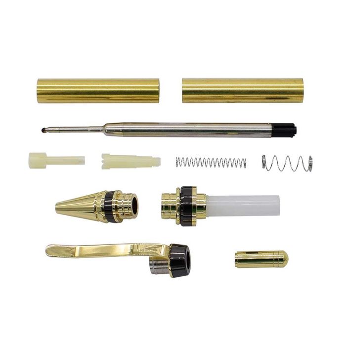 Gold & Gun Metal Cigar Click Pen Kit - Pack of 1