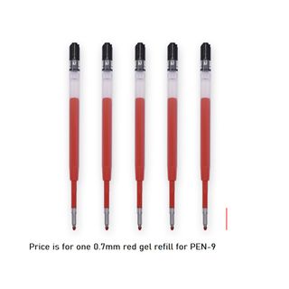 Parker style pen gel refill red