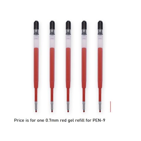 Parker style pen gel refill red