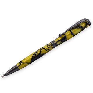 Satin Gun Metal Fancy Slimline Pen Kit - Pack of 1
