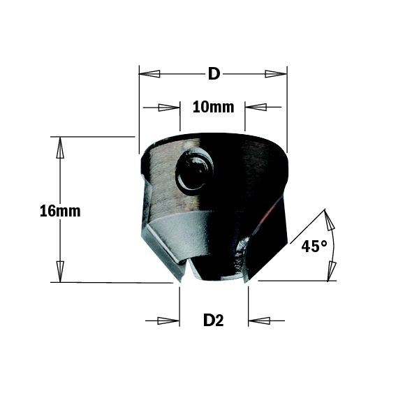 Countersink 5-10mm RH Rotation ***