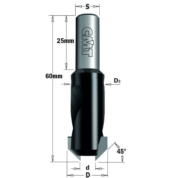 45 degree Countersink ***