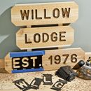 Rockler Interlock Signmaker's Templates - State Park Font - 86mm