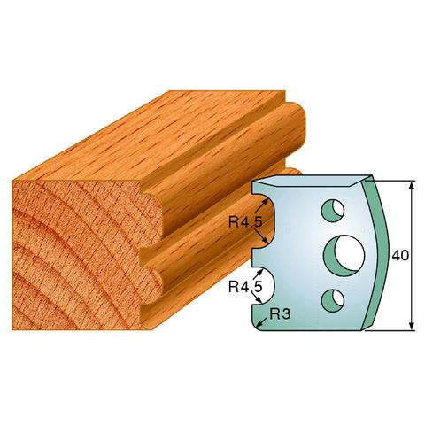 Spindle Blade Pair 40mm 690-007 ***