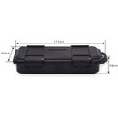 Black Plastic Rifle Bolt Pen Case