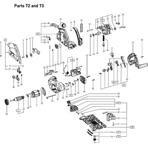 Glide pads for TS 55 R EBQ