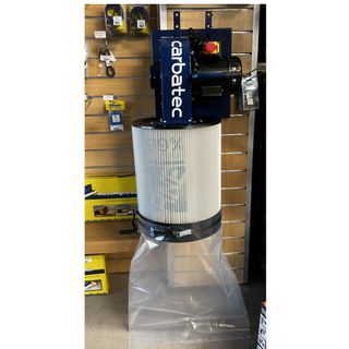 Carbatec 1HP Wall Mount Dust Collector with Cartridge Filter