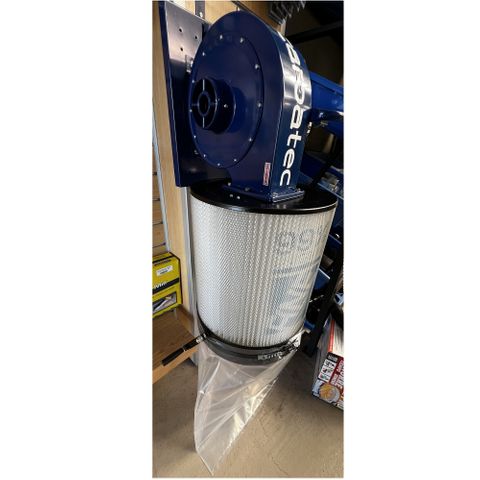 Carbatec 1HP Wall Mount Dust Collector with Cartridge Filter