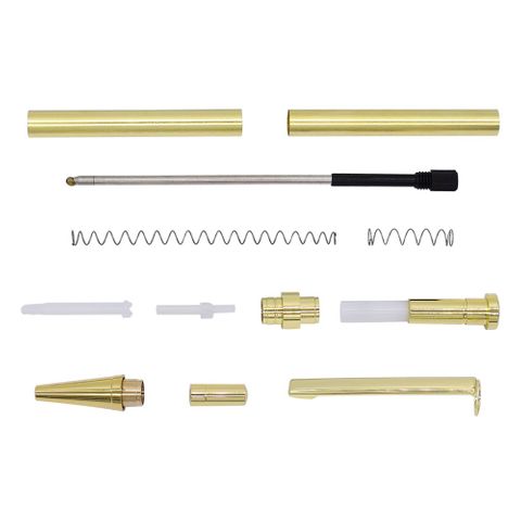 Gold Ball Point Pen Kit - Click - pack of 1