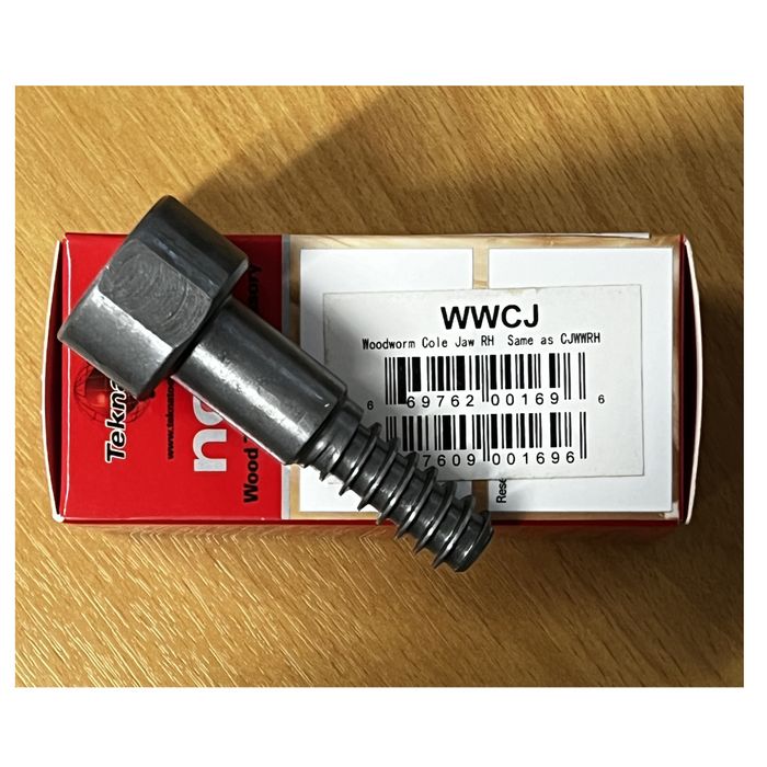 Extended Woodworm Screw for Cole Jaws - RH Thread