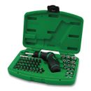 Toptul 54PCS High-Torque Pistol Grip Ratchet Screwdriver, Bit & Socket Set