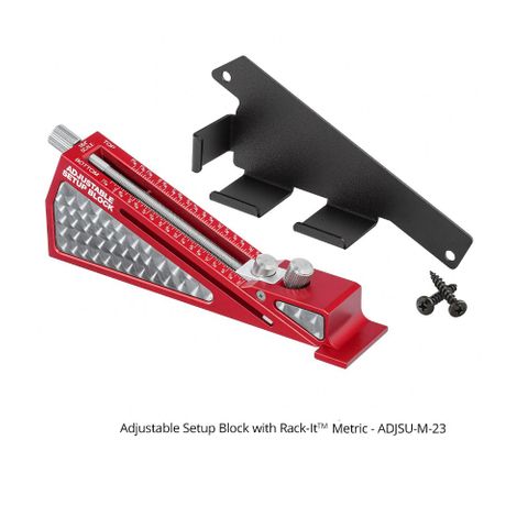 Woodpeckers Adjustable Setup Block - Metric