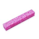 Acrylic Pen Blank 20 x 20 x 130mm. Crush of pink pearl