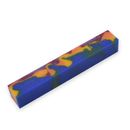 Acrylic Pen Blank - 20 x 20 x 130mm, Carnival camo (rainbow colours)