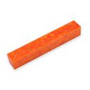 Acrylic Pen Blank 20 x 20 x 130mm. Crush of Orange with White