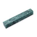 9Acrylic Pen Blank 20 x 20 x 130mm. Crush of Green with White
