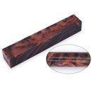 Resin Pen Blank - 20 x 20 x 130mm - coffee & black