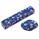 Resin Pen Blank - 20 x 20 x 130mm - blue polka dot