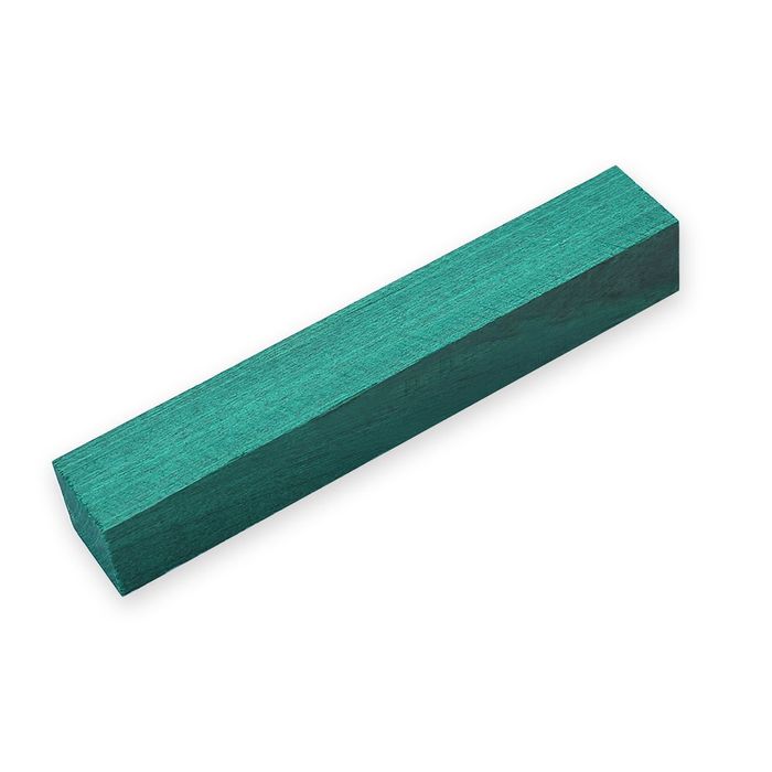 Colourwood 20mm x 20mm x130mm - emerald green