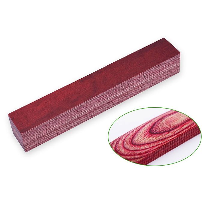 Colourwood 20mm x 20mm x130mm - red