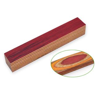 Colourwood 20mm x 20mm x130mm - red, white, yellow & coffee