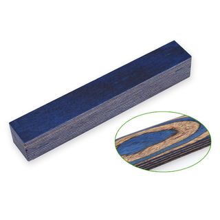 Colourwood 20mm x 20mm x130mm - blue & coffee