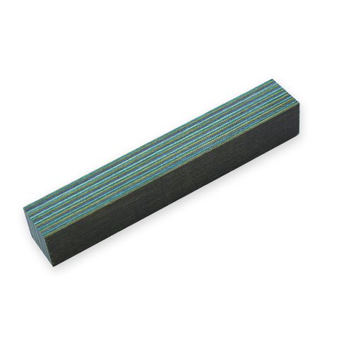 Colourwood 20mm x 20mm x130mm - green & blue