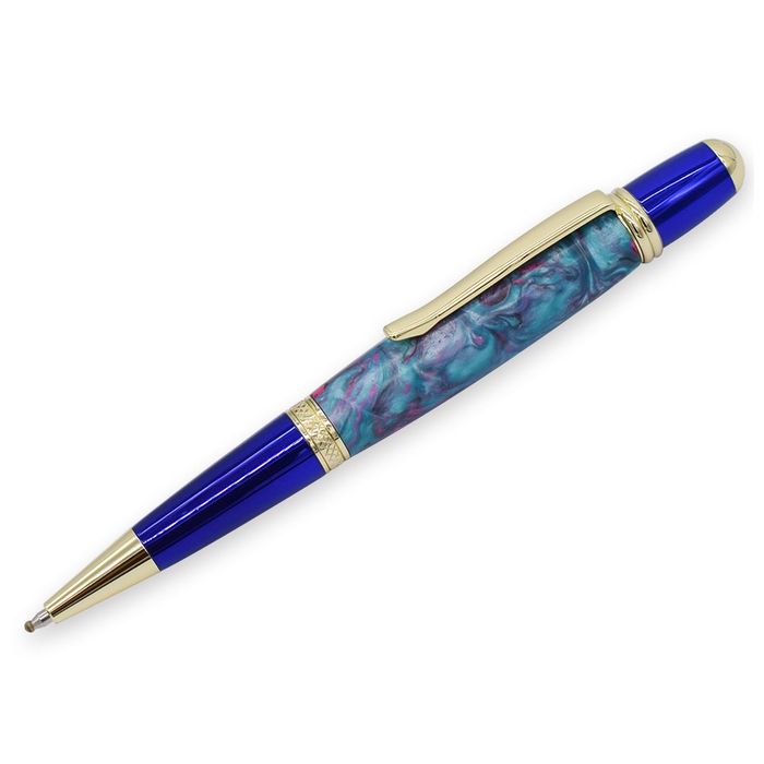 Gold & Blue Sierra Pen Kit - Pack of 1