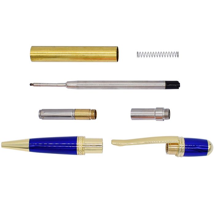 Gold & Blue Sierra Pen Kit - Pack of 1