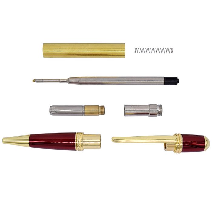 Gold & Red Sierra Pen Kit - Pack of 1