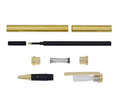 Gold "Conservative" Roller Ball Pen Kit - single