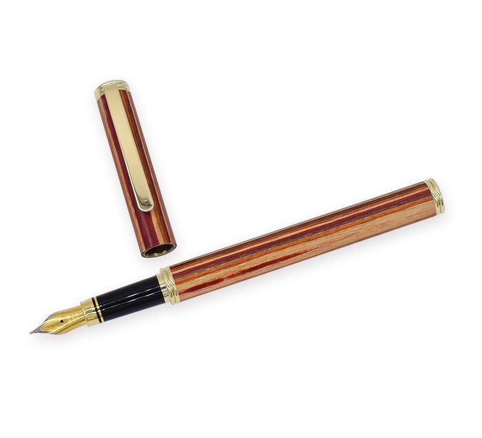 Gold "Conservative" Fountain Pen Kit - single
