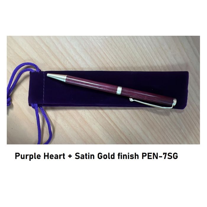 Satin Gold Fancy Slimline Pen Kit - Pack of 1