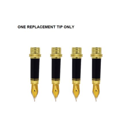 Gold Fountain Pen - replacement tip only