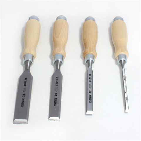 Narex Wood Line 4pc Bevel Edge Chisel Set