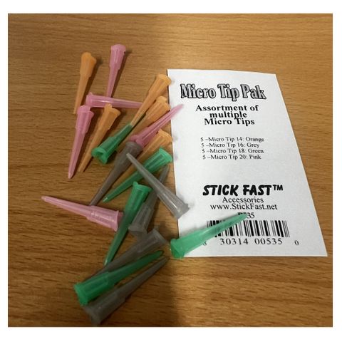 Stickfast Micro Tip Multi Pak (14ga, 16ga, 18ga, 20ga x 5 ea)