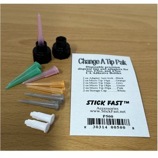 Stickfast Change-A-Tip Pak for 1oz, 2.5oz