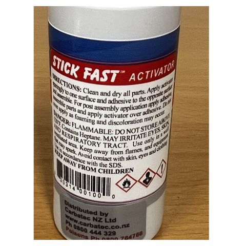 Stickfast CA Accelerator 2oz (60mL) Pump Spray