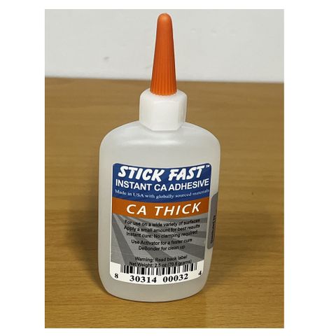 Stickfast CA Glue - Thick viscosity 2.5oz (75mL)