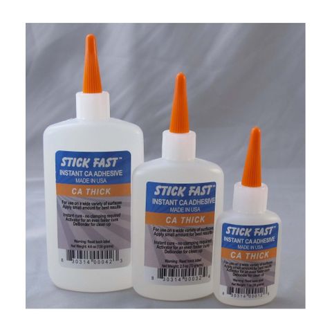 Stickfast CA Glue - Thick viscosity 2.5oz (75mL)