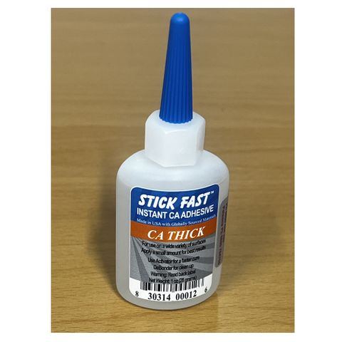 Stickfast CA Glue - Thick viscosity 1oz (30mL)