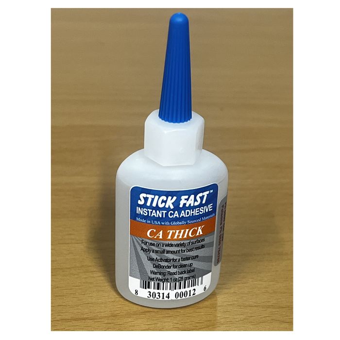 Stickfast CA Glue - Thick viscosity 1oz (30mL)